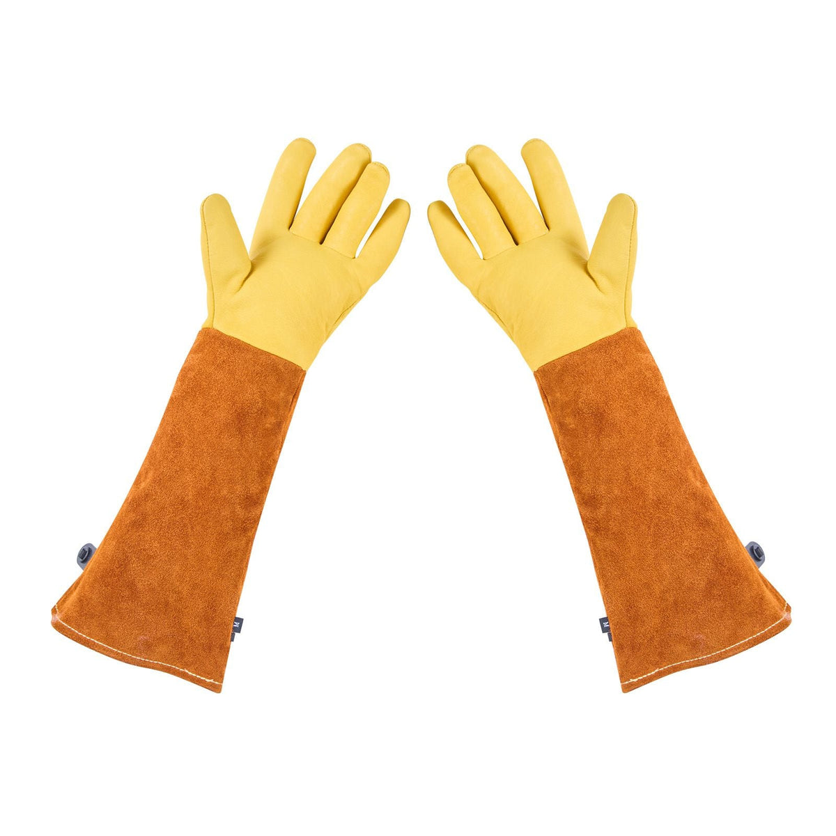 Gardening Gloves, Thorn Proof & Puncture Resistant Garden Gloves with Elastic Cuff, 17.5 in Long-Sleeve Glove Rose Pruning Glove for Men & Women Weeding Digging Planting, Size M