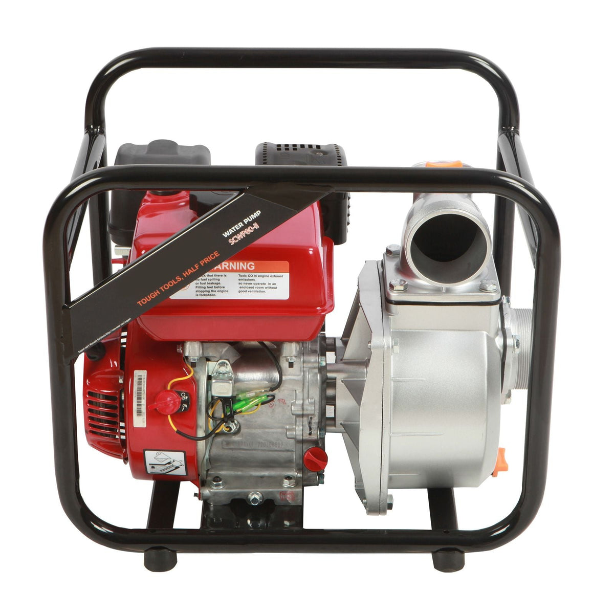 Gasoline Engine Water Pump, 3-inch, 7HP 265 GPM, 142ft Lift, 22ft Suction, 4-Stroke Gas Powered Trash Water Transfer Pump Portable High Pressure with 25ft Hose for Irrigation Pool, EPA Certified