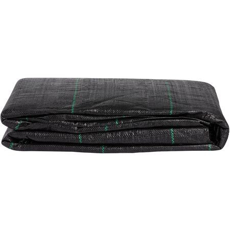 Geotextile Fabric, 12.5 x 50 ft 3.5oz Woven PP Driveway Drain Cloth with 600lbs Tensile Strength, Heavy Duty Underlayment for Soil Stabilization, Landscaping, Weed Barrier, 12.5FT50FT-3.5OZ, Bla