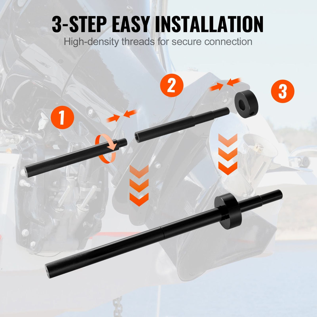 Gimbal Bearing Alignment and Install Kit, Heavy Duty Engine Alignment Tools Set Fits for Mercruiser Alpha, Alpha 1, MR, Bravo, OMC, Cobra, and Volvo