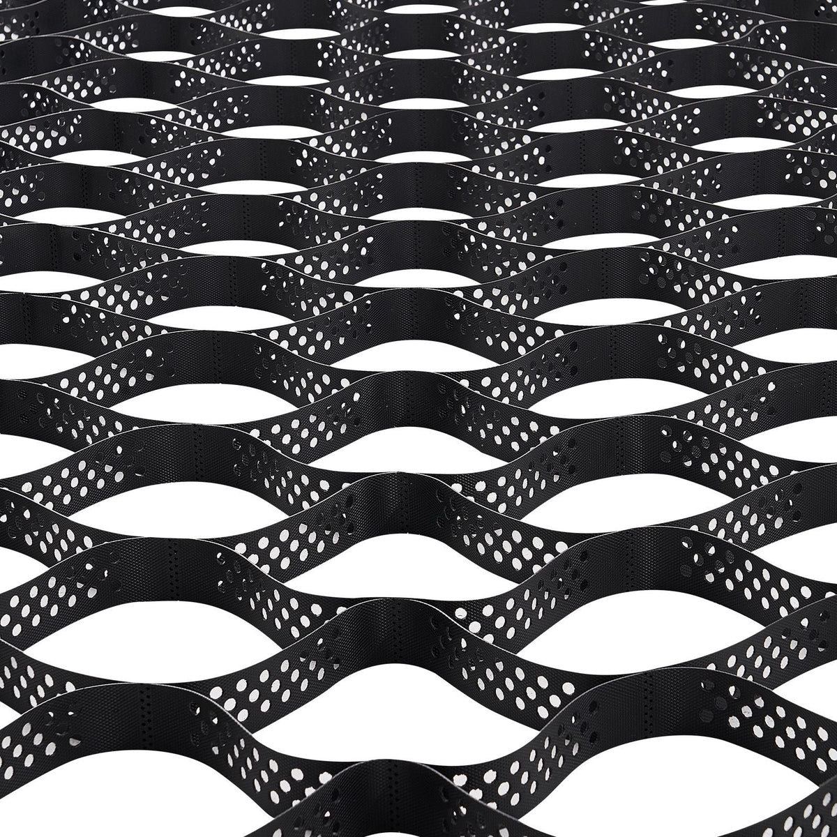 Gravel Grid, 2 Inch Depth, 17.06 x 8.86 FT / 5200 x 2700 mm, 1880 LBS Per Sq ft Grass Ground Retainer, Permeable Geo Grids Driveway Stabilization, for Garden, Patio, Walkway, RV Parking Slopes