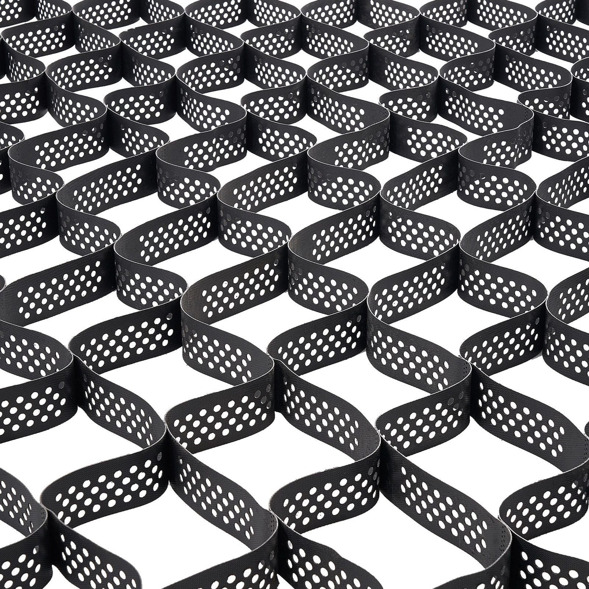 Gravel Grid, 3 Inch Depth, 17.06 x 8.86 FT / 5200 x 2700 mm, 1880 LBS Per Sq ft Grass Ground Retainer, Permeable Geo Grids Driveway Stabilization, for Garden, Patio, Walkway, RV Parking Slopes