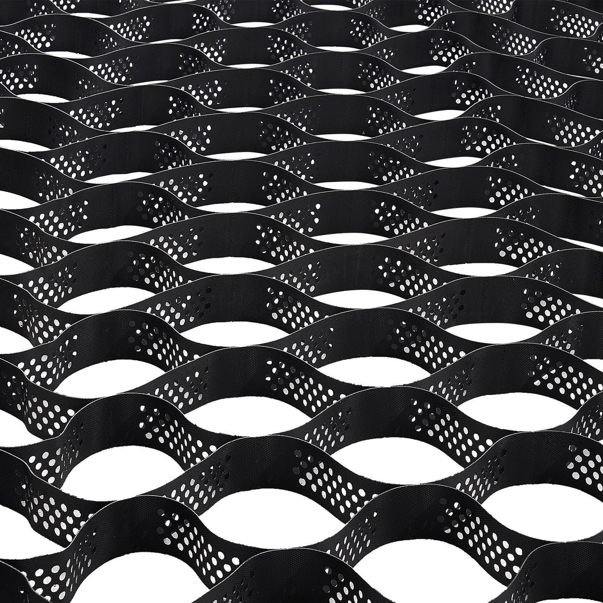 Gravel Grid, 3 Inch Depth, 17.06 x 8.86 FT / 5200 x 2700 mm, 1880 LBS Per Sq ft Grass Ground Retainer, Permeable Geo Grids Driveway Stabilization, for Garden, Patio, Walkway, RV Parking Slopes