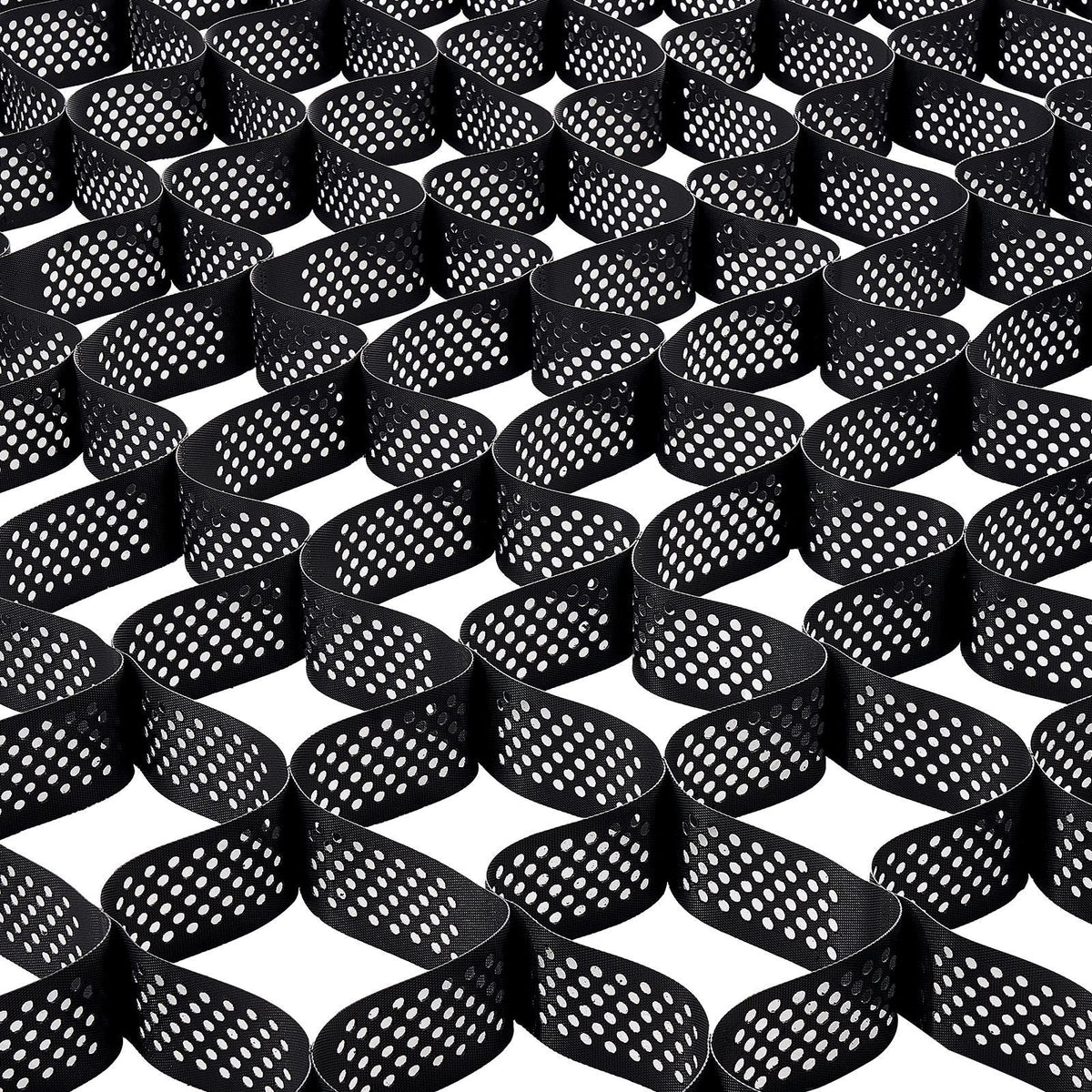 Gravel Grid, 4 Inch Depth, 17.06 x 8.86 FT / 5200 x 2700 mm, 1880 LBS Per Sq ft Grass Ground Retainer, Permeable Geo Grids Driveway Stabilization, for Garden, Patio, Walkway, RV Parking Slopes