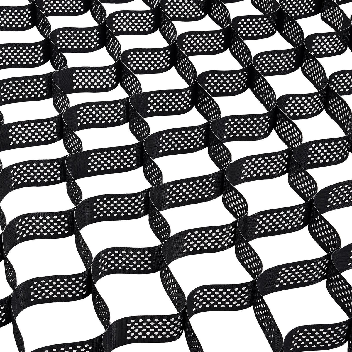 Gravel Grid, 4 Inch Depth, 17.06 x 8.86 FT / 5200 x 2700 mm, 1880 LBS Per Sq ft Grass Ground Retainer, Permeable Geo Grids Driveway Stabilization, for Garden, Patio, Walkway, RV Parking Slopes
