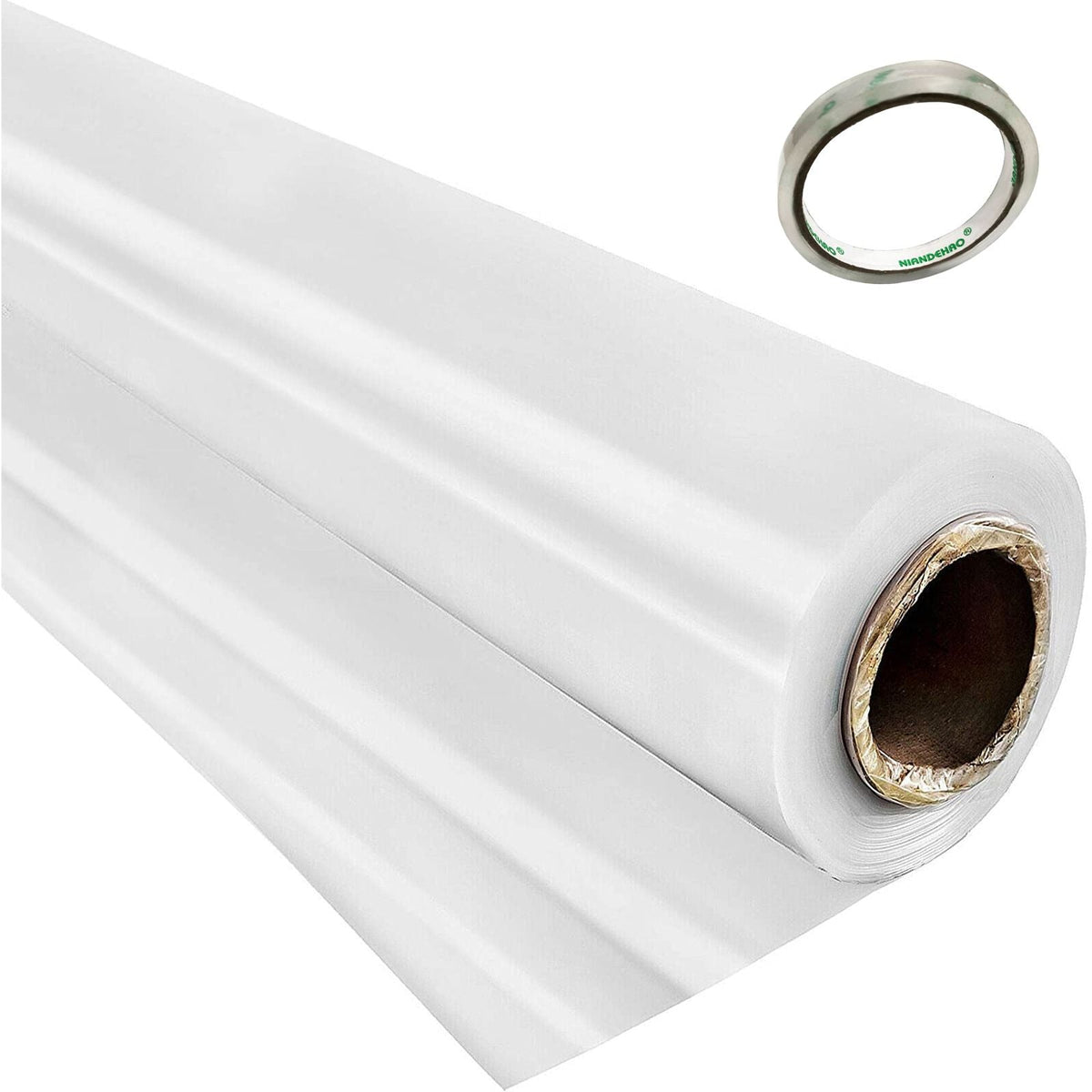 Greenhouse Film 15 x 40 ft, Greenhouse Polyethylene Film 6 Mil Thickness, Greenhouse Plastic Greenhouse Clear Plastic Film UV Resistant, Polyethylene Film Keep Warming, Superior Strength