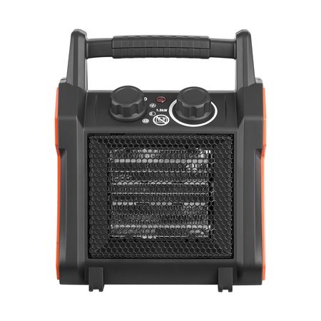Greenhouse Heater, 1500W Electric PTC Space Heater with Fan, Low & High Heat Modes, Overheat Protection, Tip-Over Shut-Off, Portable for Grow Tent, Small Greenhouse, Flower Room, Home Office