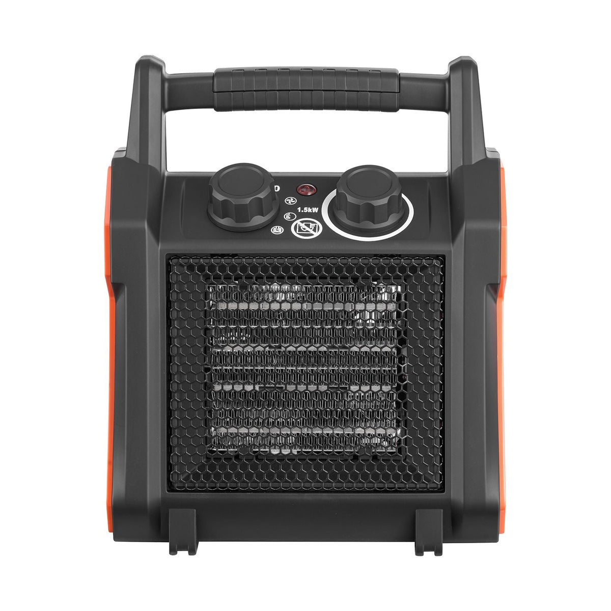 Greenhouse Heater, 1500W Electric PTC Space Heater with Fan, Low & High Heat Modes, Overheat Protection, Tip-Over Shut-Off, Portable for Grow Tent, Small Greenhouse, Flower Room, Home Office