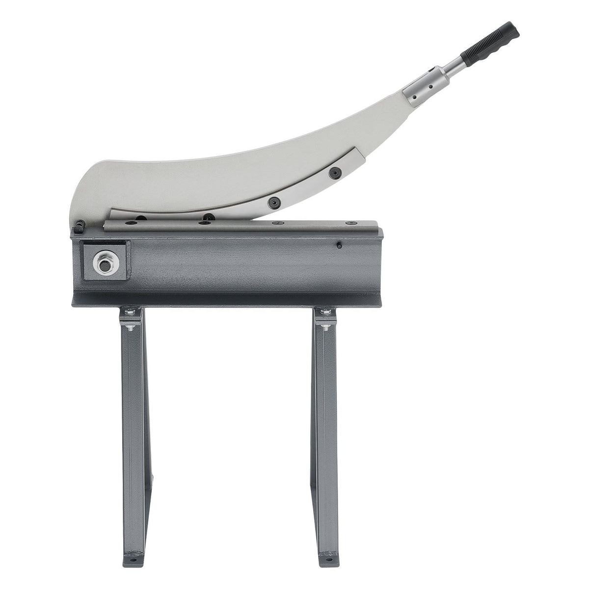 Guillotine Shear, 20 in Bed Width Benchtop Cutter, Manual Hand Plate Shear for Metal Sheet Processing, with Q235 Material, High Precision, Stand, for PCB Board, Aluminum, Steel, Copper, Plastic
