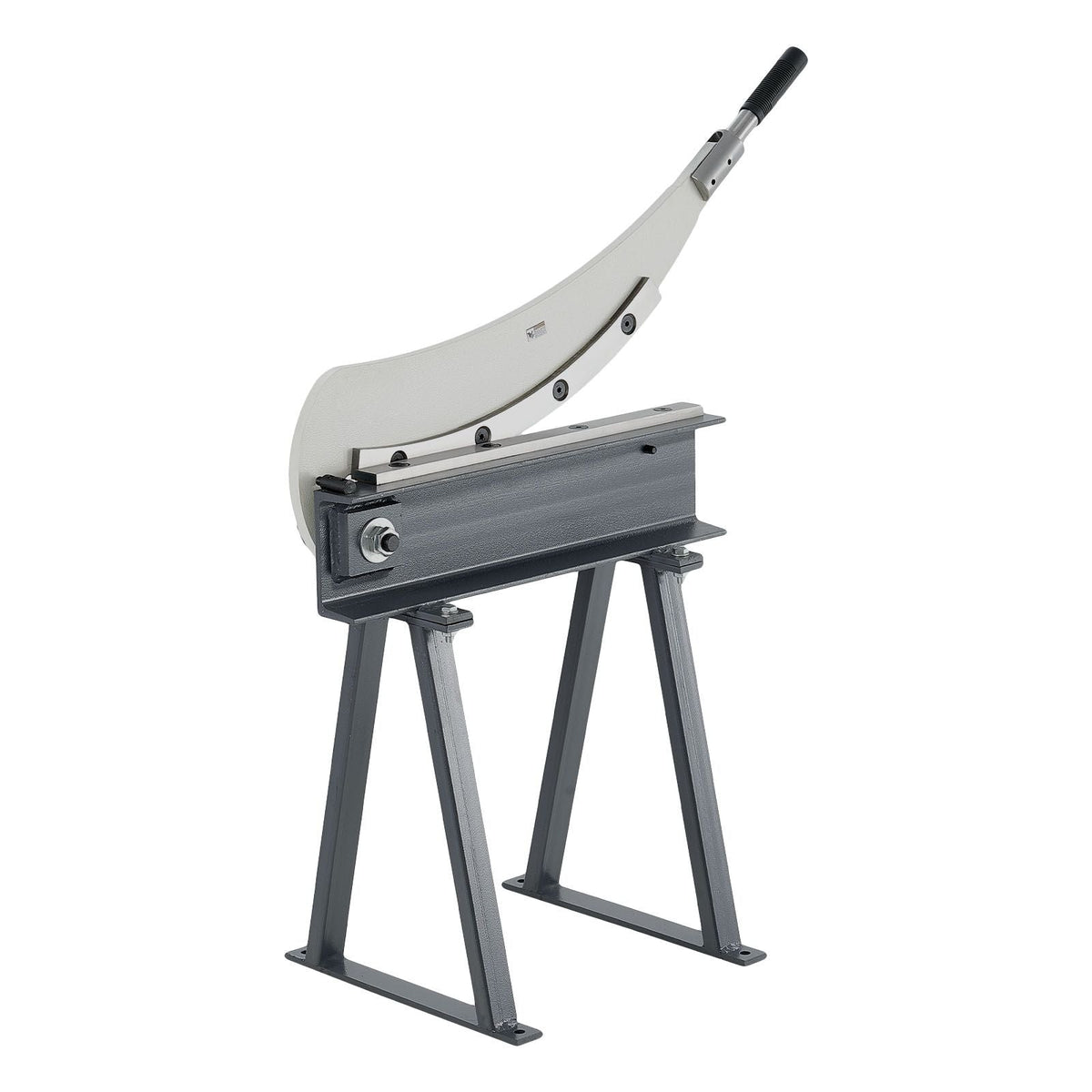 Guillotine Shear, 20 in Bed Width Benchtop Cutter, Manual Hand Plate Shear for Metal Sheet Processing, with Q235 Material, High Precision, Stand, for PCB Board, Aluminum, Steel, Copper, Plastic