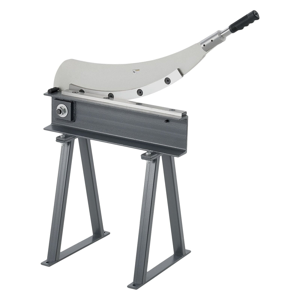 Guillotine Shear, 20 in Bed Width Benchtop Cutter, Manual Hand Plate Shear for Metal Sheet Processing, with Q235 Material, High Precision, Stand, for PCB Board, Aluminum, Steel, Copper, Plastic