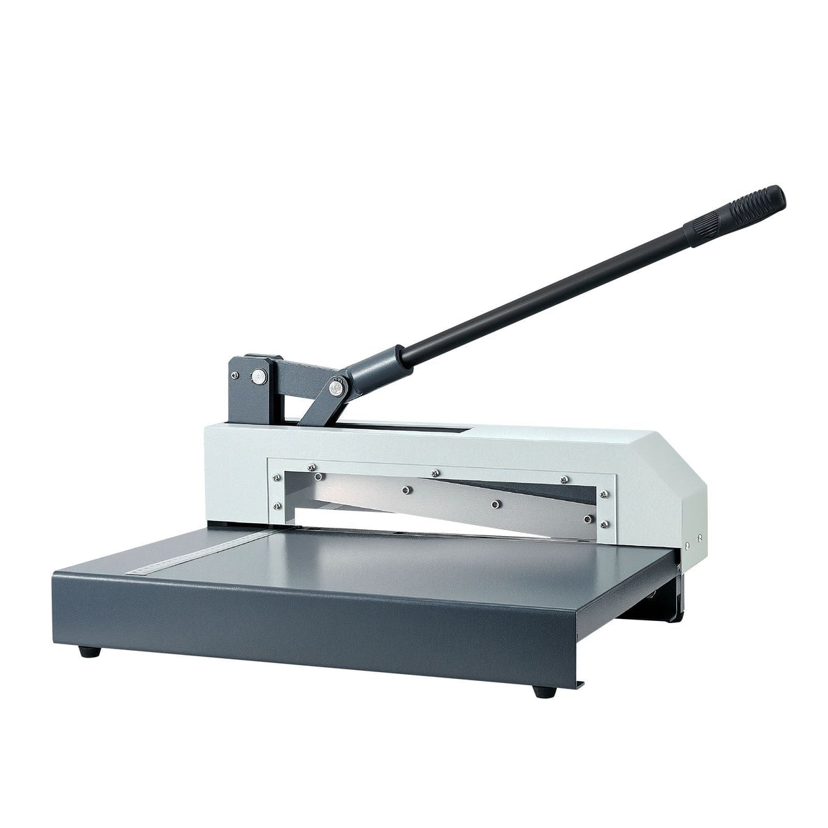 Guillotine Sheet Metal Shear, 12 in Manual Hand Plate Shear, Heavy Duty Metal Plate Cutter Tool, with Solid Steel Frame, High Precision, for Cutting PCB Boards, Aluminum, Steel, Copper, Plastic
