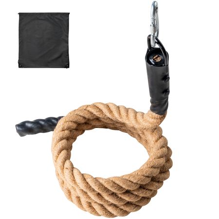 Gym Climbing Rope, 1.5" Diameter 10 ft Length Gym Fitness Training Rope, Gym Exercise Workout Rope for Adults, Climbing Rope for Fitness and Strength Training, Climbing Exercise, Home Workout