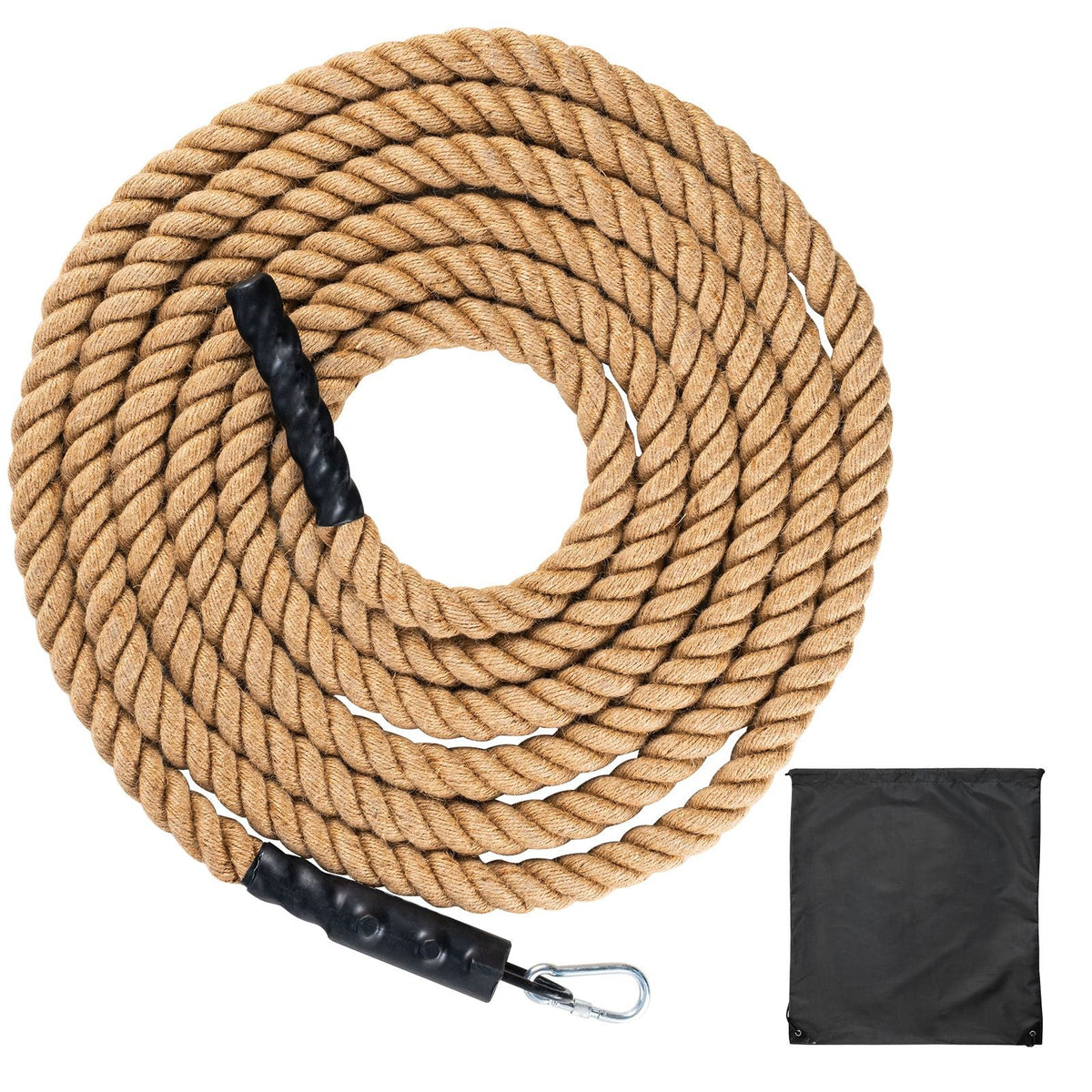 Gym Climbing Rope, 1.5" Diameter 20 ft Length Gym Fitness Training Rope, Gym Exercise Workout Rope for Adults, Climbing Rope for Fitness and Strength Training, Climbing Exercise, Home Workout