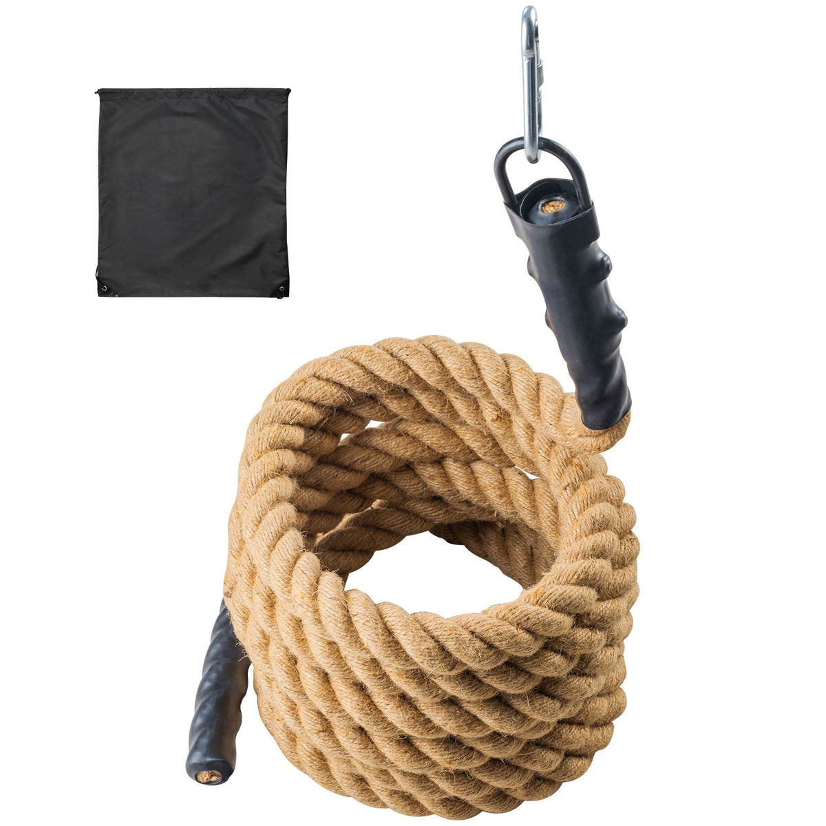 Gym Climbing Rope, 1.5" Diameter 20 ft Length Gym Fitness Training Rope, Gym Exercise Workout Rope for Adults, Climbing Rope for Fitness and Strength Training, Climbing Exercise, Home Workout