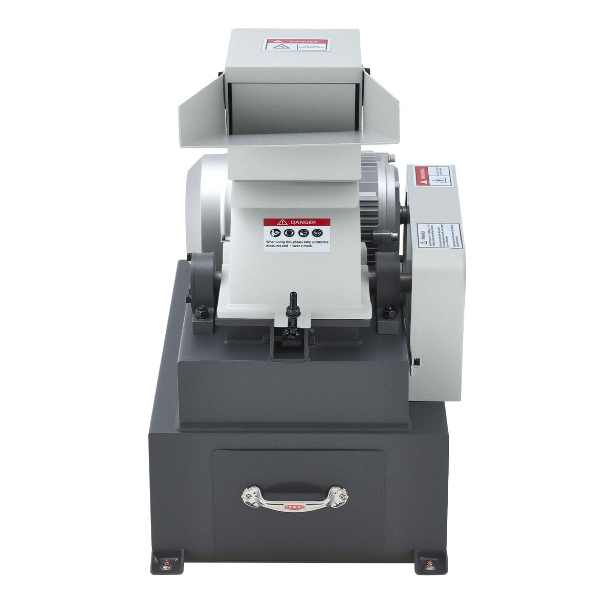 Hammer Crusher, 3KW 220V Electric Rock Stone Shatter Grinder, Glass Crushing Machine with 400 to 600 kg/h Crushing Capacity, Coal Crusher Milling Machine with 0.12/0.24/0.4 inch Sieve Screens