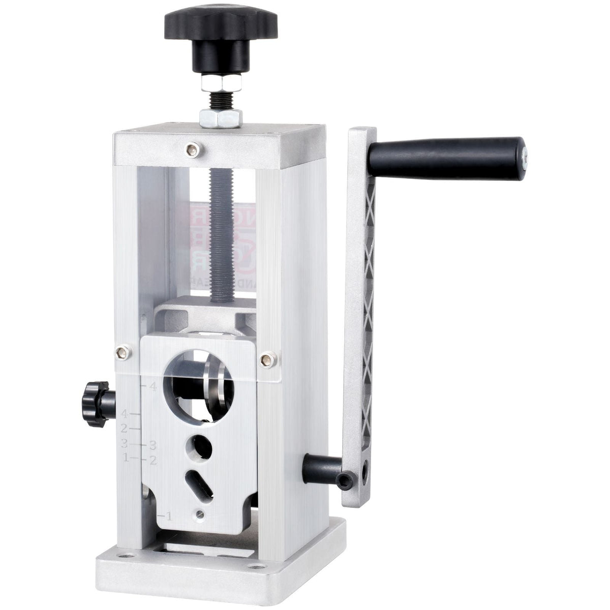 Hand-Operated Wire Stripper, 0.06''-1.5'' Cable Removal Tool, Drill Attachment Option, Clear Depth Gauge, Lightweight Aluminum Build for Efficient Copper Scrap Processing