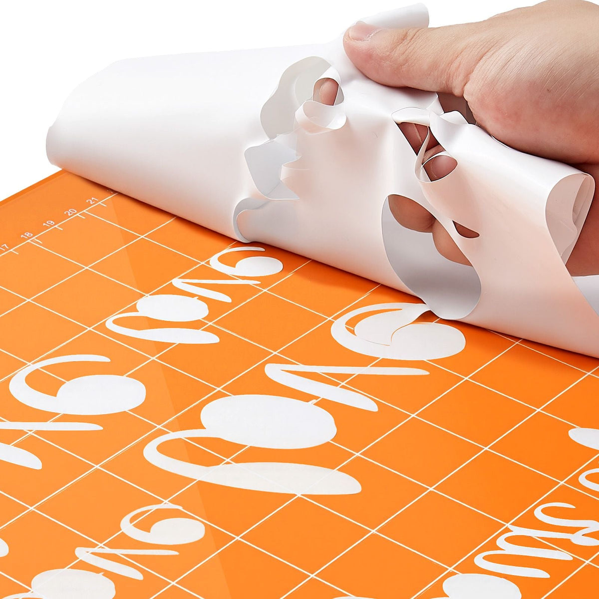 Heat Transfer Vinyl, 12 in x 50 ft, Glossy White HTV Iron on Vinyl Roll, Easy to Cut and Weed, Strong Adhesion, Compatible with Cutting Machines, for Various Materials, T-shirts, Pillows, Hats