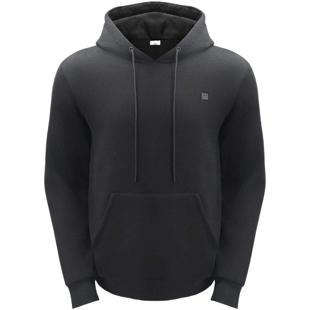 Heated Hoodie Sweatshirt Unisex with Battery for Men & Women S Size Black