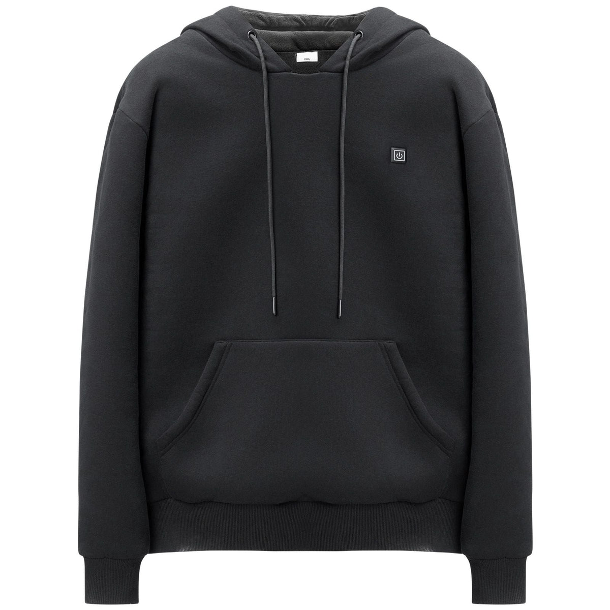 Heated Hoodie Sweatshirt Unisex with Battery for Men & Women S Size Black