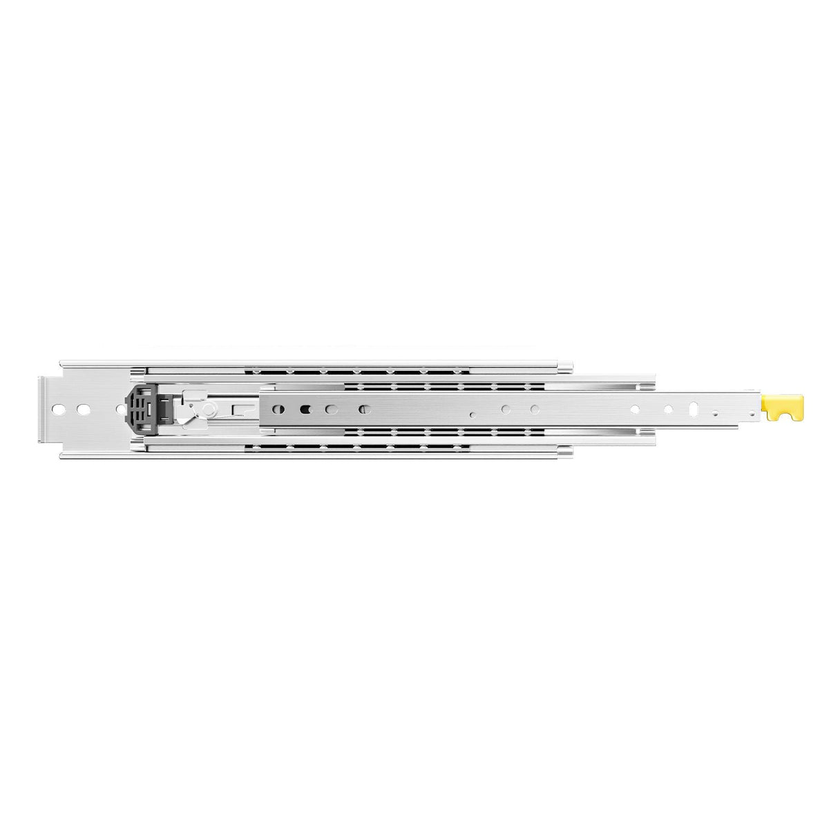 Heavy Duty Drawer Slides, 1 Pair 60inch Locking Drawer Slides, 500lbs Load Capacity, Side Mount Ball Bearing Drawer Glides, Full Extension Industrial Locking Rail