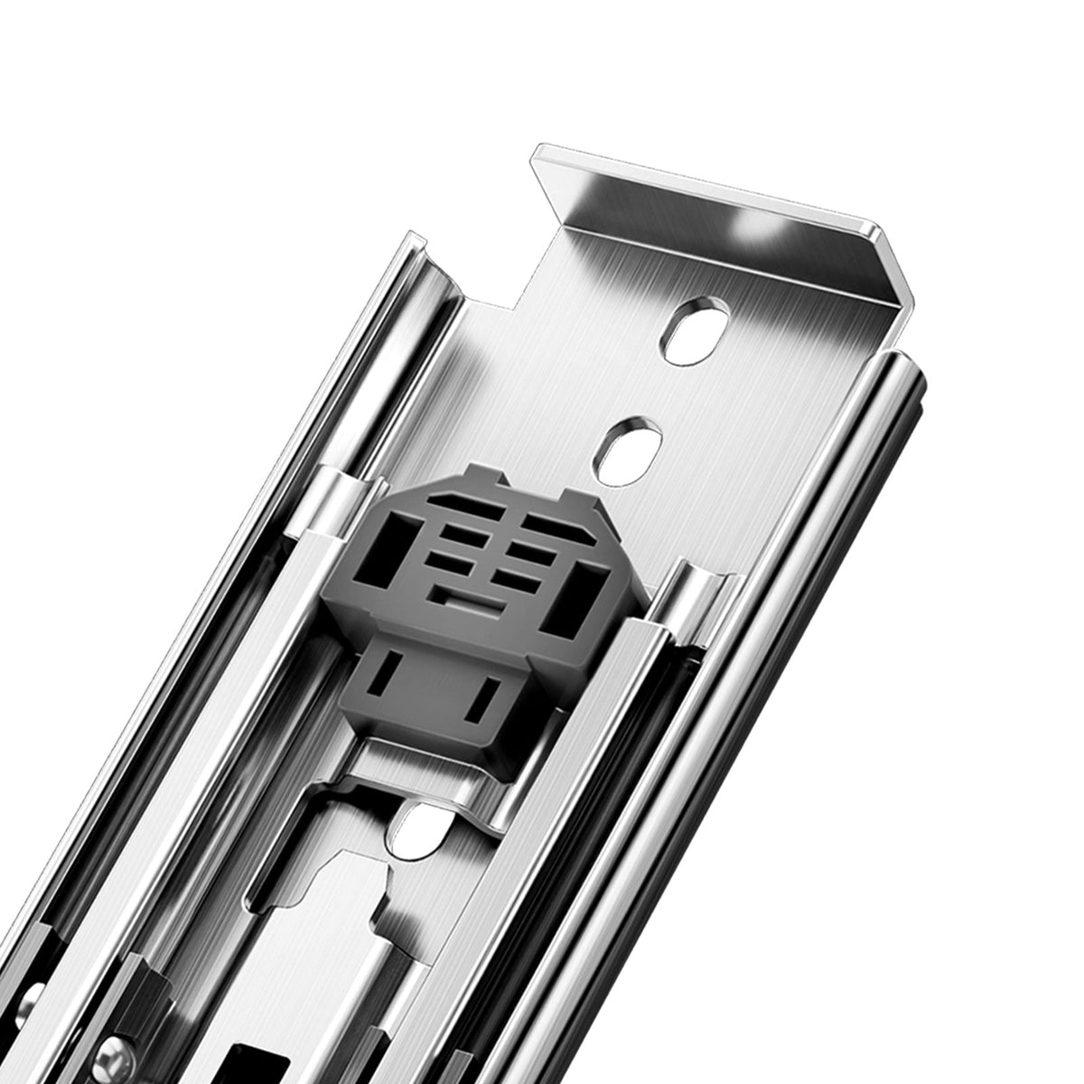 Heavy Duty Drawer Slides, 1 Pair 60inch Locking Drawer Slides, 500lbs Load Capacity, Side Mount Ball Bearing Drawer Glides, Full Extension Industrial Locking Rail