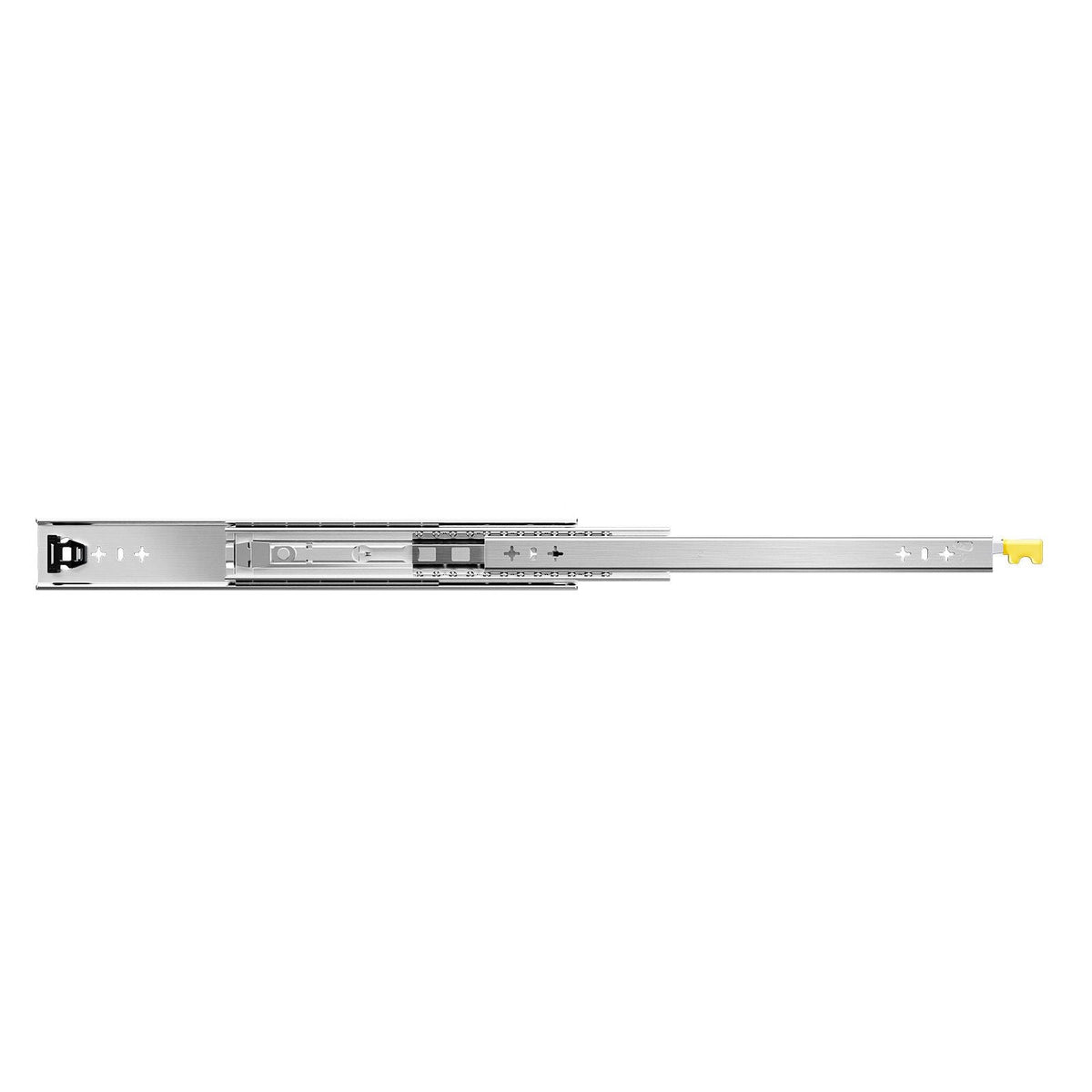 Heavy Duty Drawer Slides 36inch, 1 Pair Locking Drawer Slides 250lbs Load Capacity, Side Mount Ball Bearing, 3-Fold Full Extension