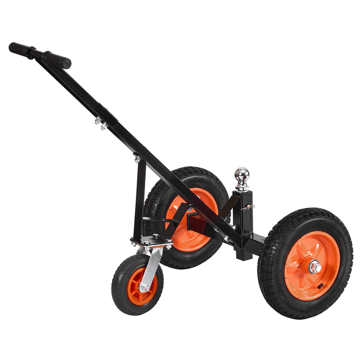 Heavy-Duty Trailer Dolly, 1000lbs Tongue Weight Capacity, Carbon Steel Trailer Mover with 2 inch Ball, 14 inch Pneumatic Tires, Portable Tow Dolly for Moving RV Trailer