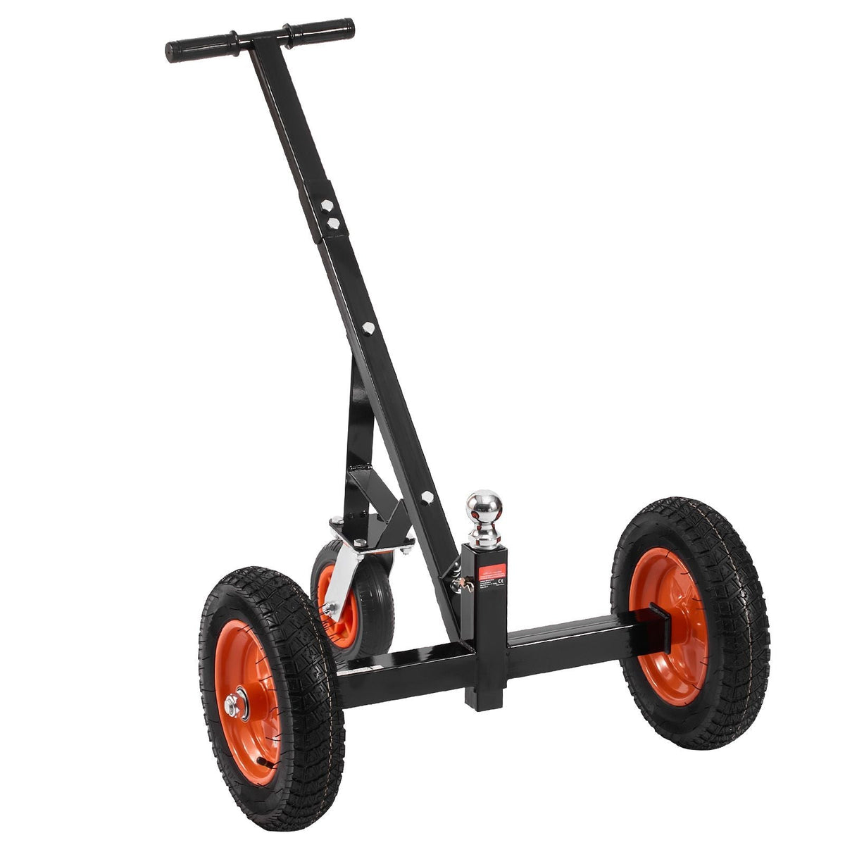 Heavy-Duty Trailer Dolly, 1000lbs Tongue Weight Capacity, Carbon Steel Trailer Mover with 2 inch Ball, 14 inch Pneumatic Tires, Portable Tow Dolly for Moving RV Trailer