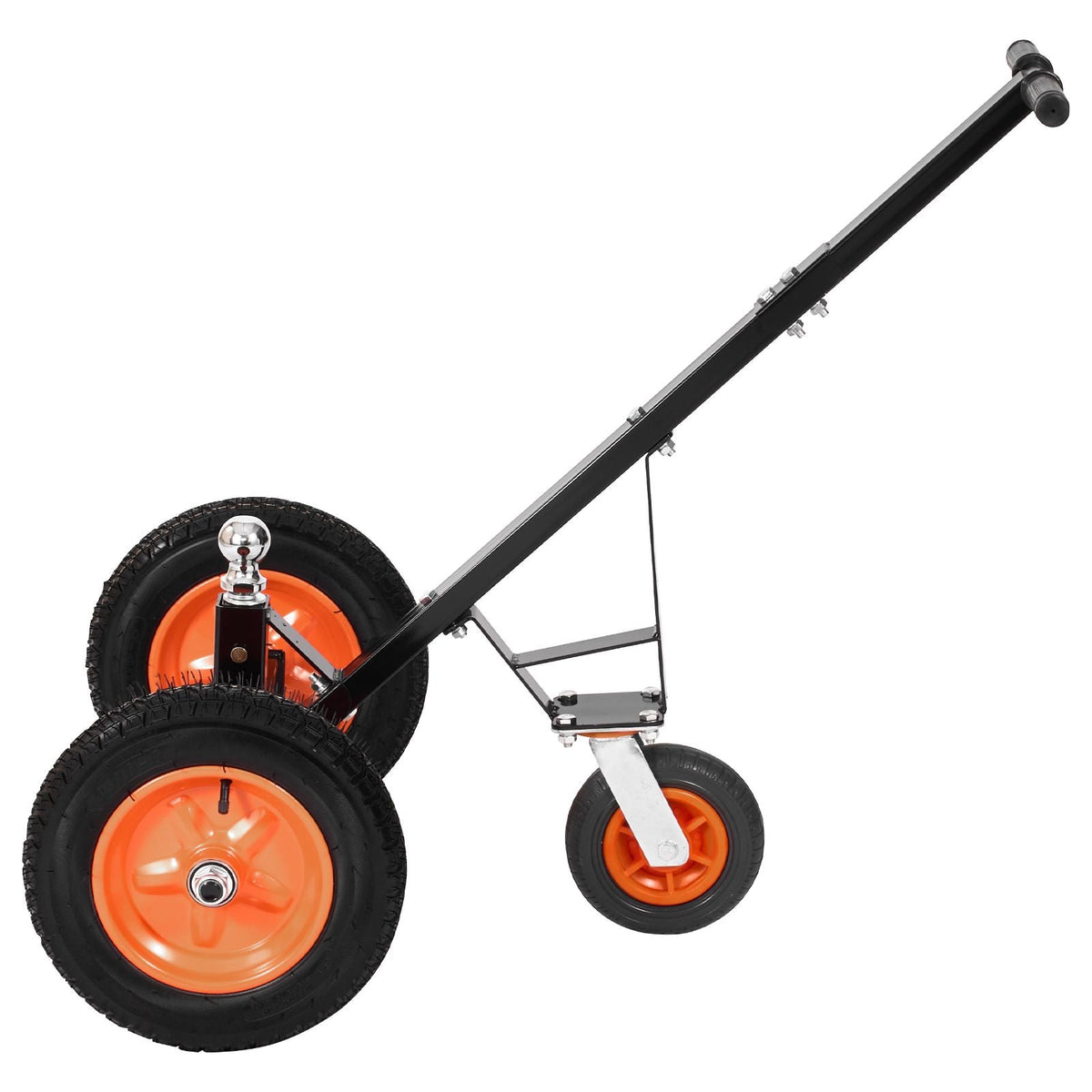 Heavy-Duty Trailer Dolly, 1000lbs Tongue Weight Capacity, Carbon Steel Trailer Mover with 2 inch Ball, 14 inch Pneumatic Tires, Portable Tow Dolly for Moving RV Trailer