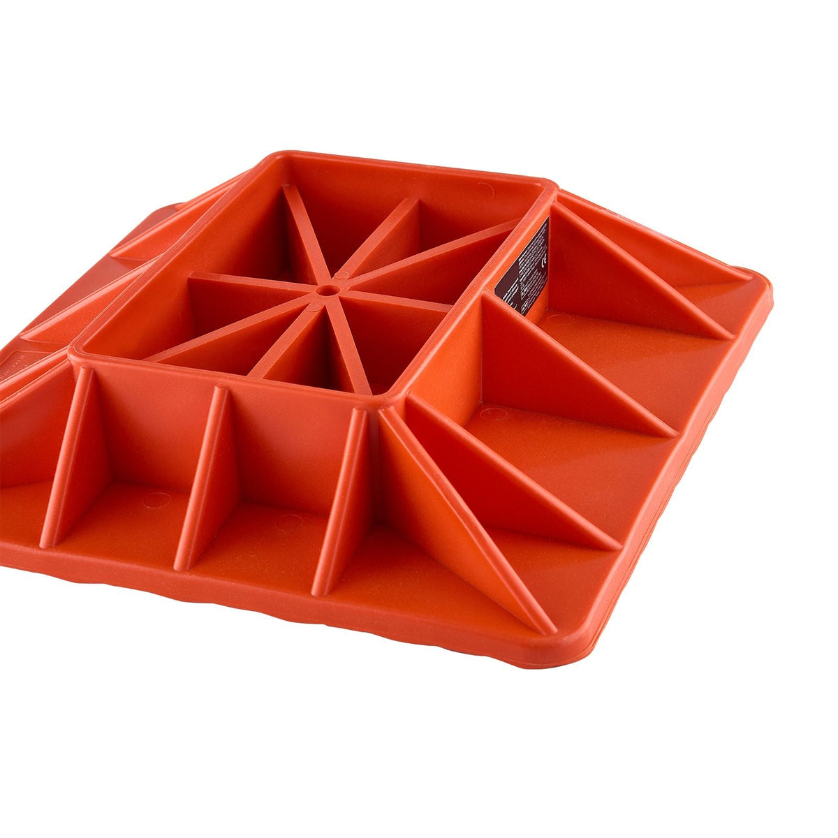 High Lift Jack Base and Handle Keeper, 11.6" x 11.6" Off Road Jack Stand Base with 7000 Pound Capacity, Heavy-Duty Farm Jacks Support Stand for Most Jacks with 7.3" x 4.7" Base, Red