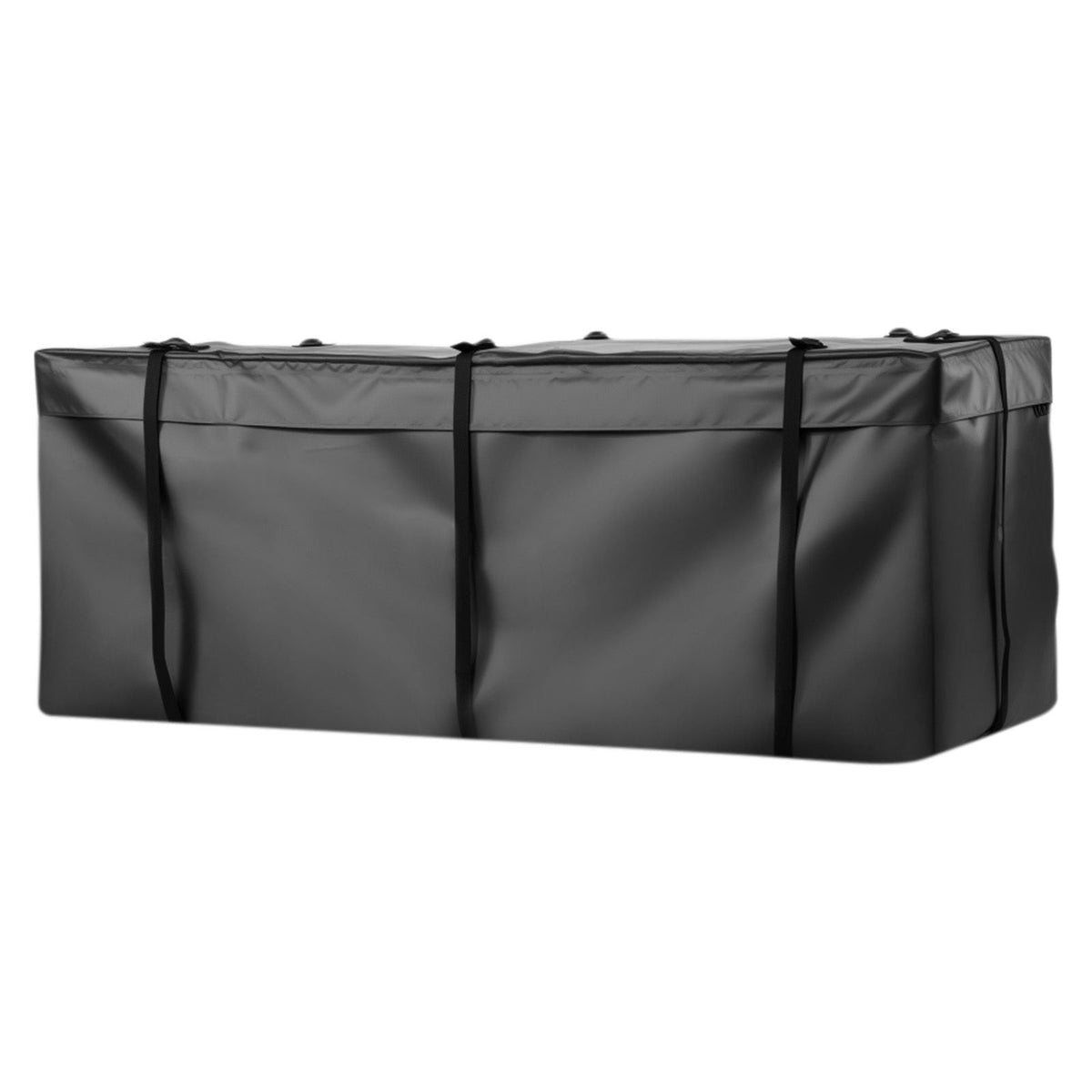 Hitch Cargo Carrier Bag, Waterproof 840D PVC, 46.65 x 20.08 x 19.69 in (12 Cubic Feet), Heavy Duty Cargo Bag for Truck Bed Storage with Reinforced Straps, Suitable for Car SUV Vans Hitch Basket