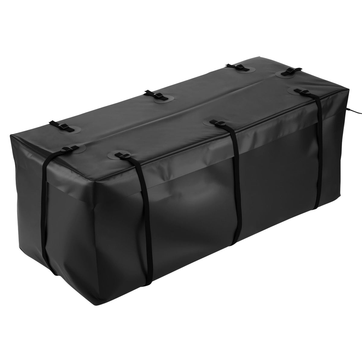 Hitch Cargo Carrier Bag, Waterproof 840D PVC, 59.84 x 24.02 x 24.41 in (20 Cubic Feet), Heavy Duty Cargo Bag for Truck Bed Storage with 6 Reinforced Straps, Suitable for Car Vans Hitch Basket