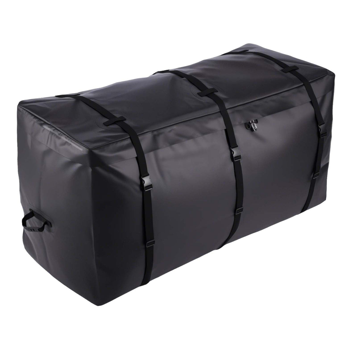 Hitch Cargo Carrier Bag, Waterproof 840D PVC, 59.84 x 24.02 x 30.63 in (25 Cubic Feet), Heavy Duty Cargo Bag for Truck Bed Storage with Reinforced Straps, Suitable for Car SUV Vans Hitch Basket