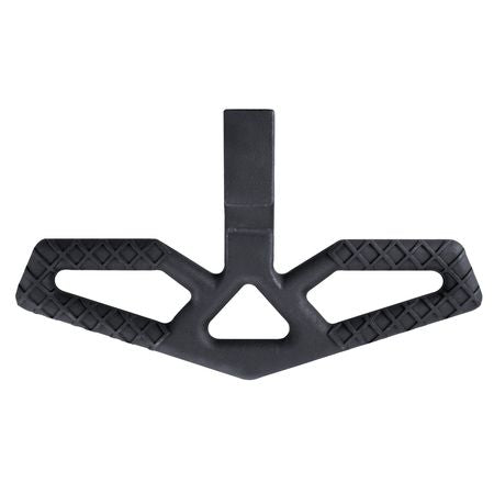 Hitch Step for 2 Inch Receiver, Universal Rear Bumper Guard Protector with 350 LBS Load Capacity, Wide & Non-Slip Tow Hitch Step with Pin Kit and Stabilizer, Fit for Truck, SUV, Pickup, Trailer