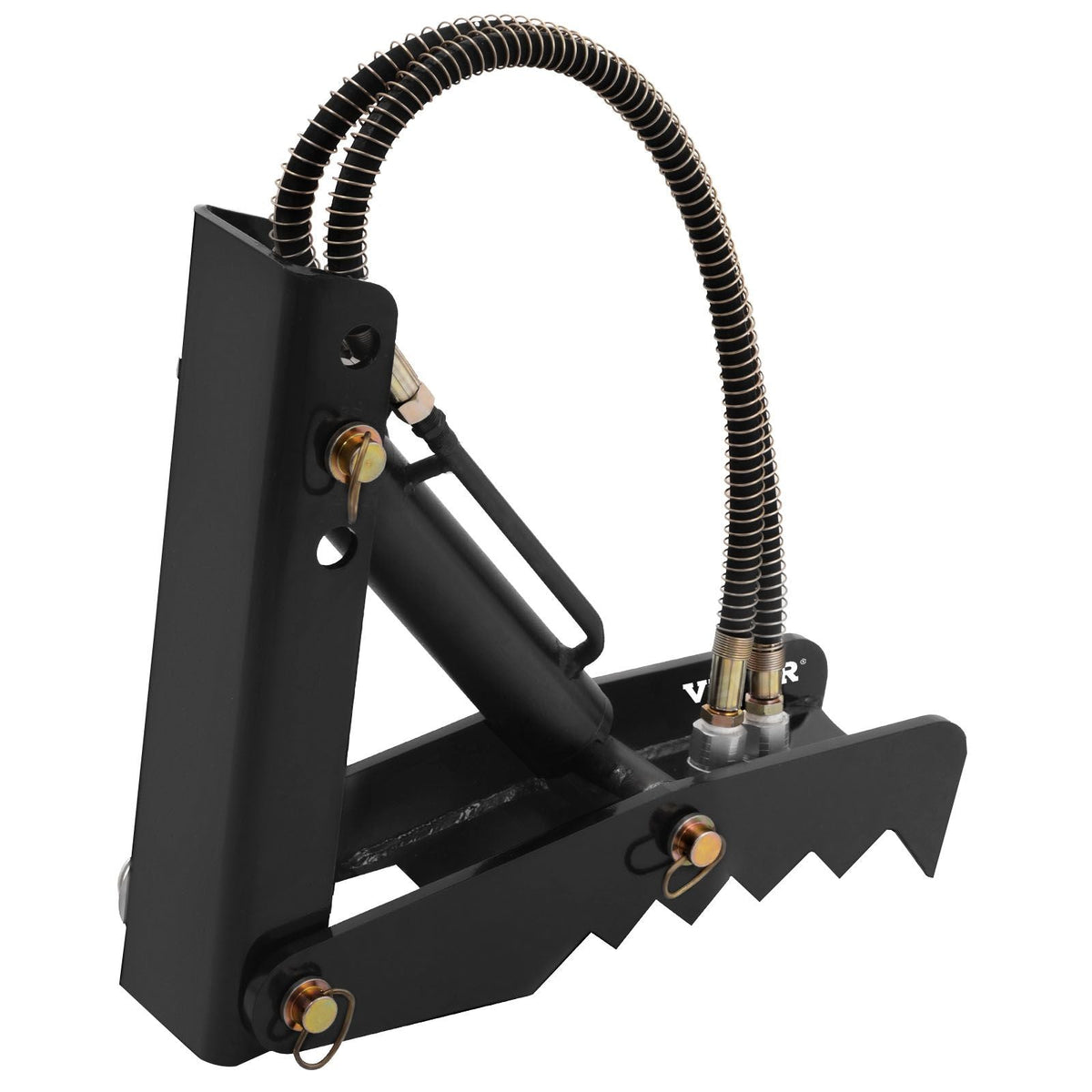 Hydraulic Backhoe Thumb, 18 inch 1/2" Thickness Heavy Duty Excavator Thumb, Black Steel Weld On Thumb Attachments with Hydraulic Cylinder, Mechanical Hydraulic Thumb for Backhoe/Excavator