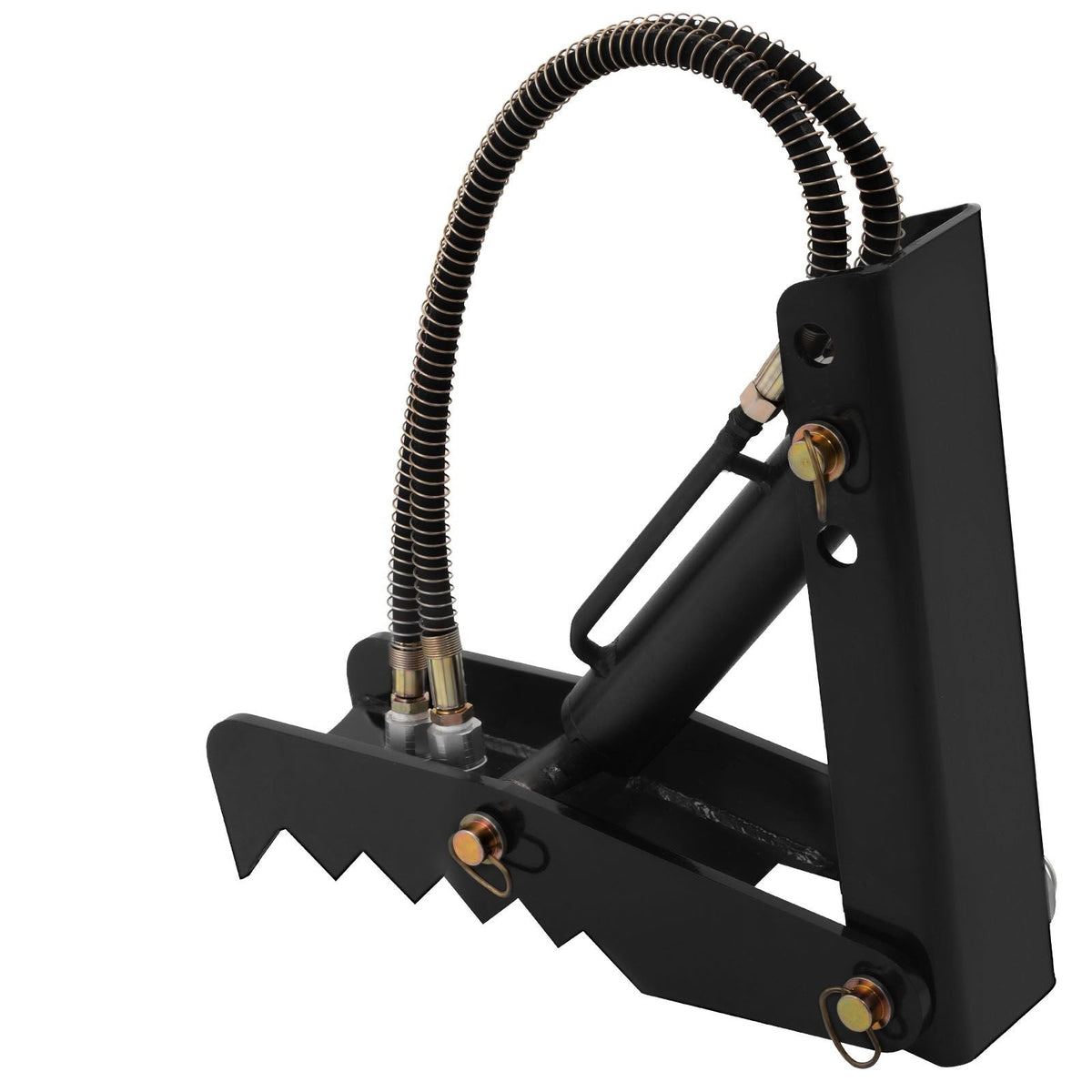 Hydraulic Backhoe Thumb, 18 inch 1/2" Thickness Heavy Duty Excavator Thumb, Black Steel Weld On Thumb Attachments with Hydraulic Cylinder, Mechanical Hydraulic Thumb for Backhoe/Excavator