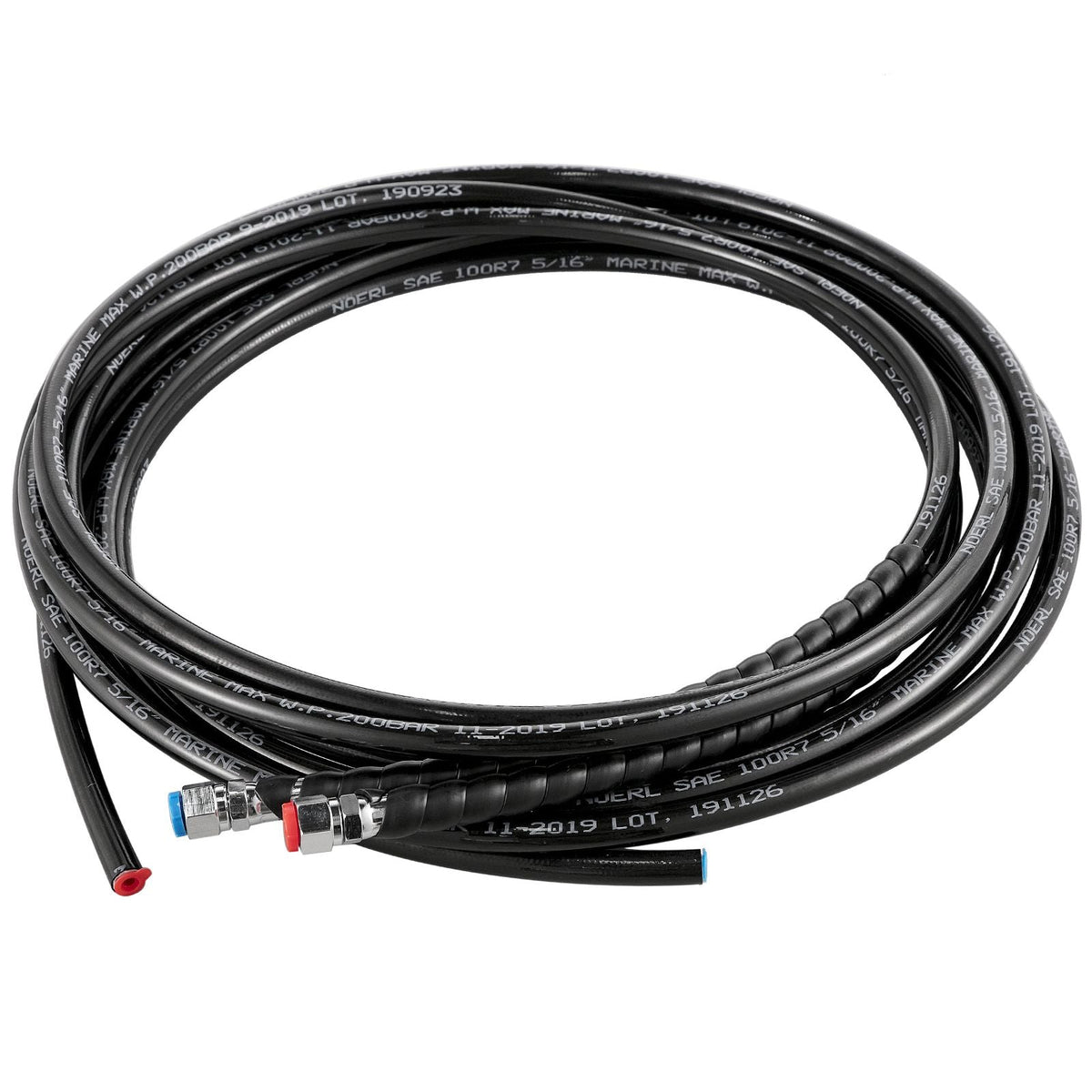 Hydraulic Boat Steering Kit, 300HP Hydraulic Steering Kit Helm Pump, Hydraulic Outboard Steeing Kit with 14 Feet Hydraulic Steering Hose for Boat Steering System