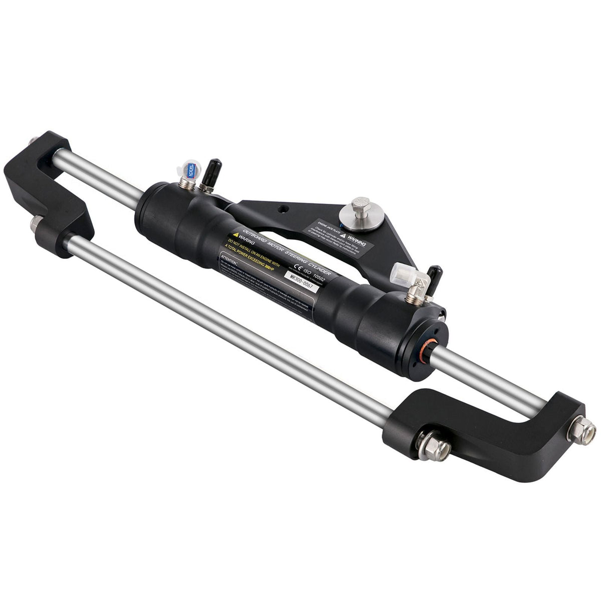 Hydraulic Boat Steering Kit, 300HP Hydraulic Steering Kit Helm Pump, Hydraulic Outboard Steeing Kit with 14 Feet Hydraulic Steering Hose for Boat Steering System