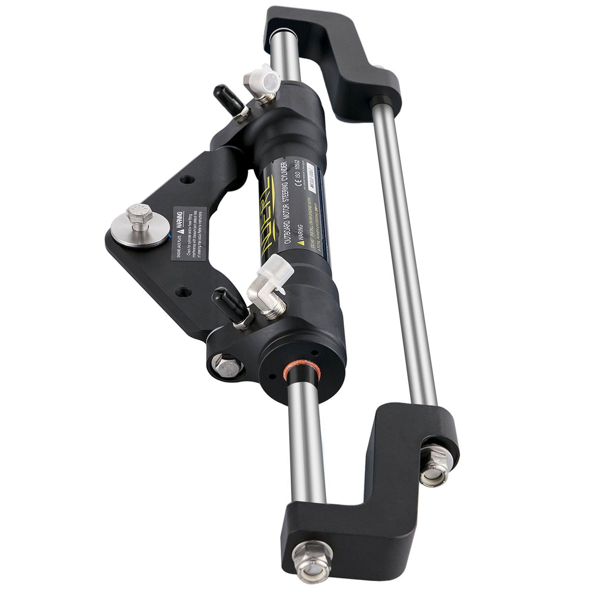 Hydraulic Steering Cylinder 300HP, Hydraulic Steering, Front Mount, Hydraulic Outboard Steering Cylinder for Marine Boat Steering System