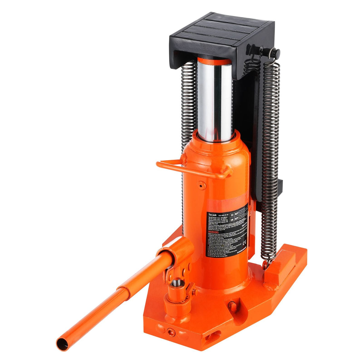 Hydraulic Toe Jack, 5 Ton On Toe Toe Jack Lift, 10 Ton On Top Lift Capacity Machine Jack, 0.8-6.8 in Toe Height, 11.3-17.3 in Top Height, Air Hydraulic Claw Jack for Machinery, Industry
