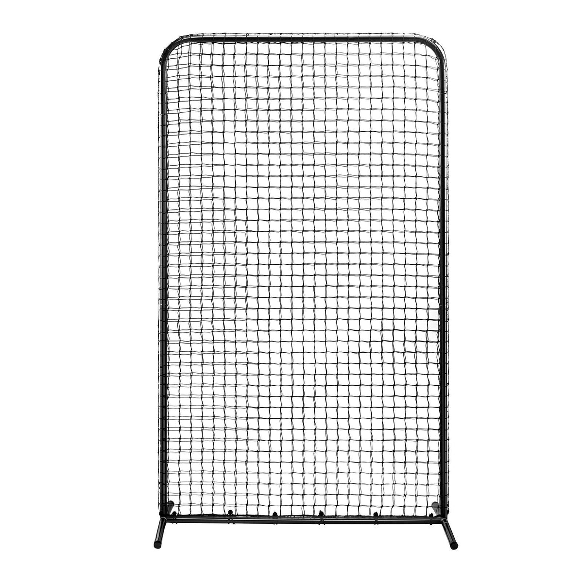 I Screen Baseball for Batting Cage, 7x4 ft Baseball Softball Safety Screen, Body Protector Portable Batting Screen with Carry Bag & Ground Stakes, Heavy Duty Pitching Net for Pitchers Protection
