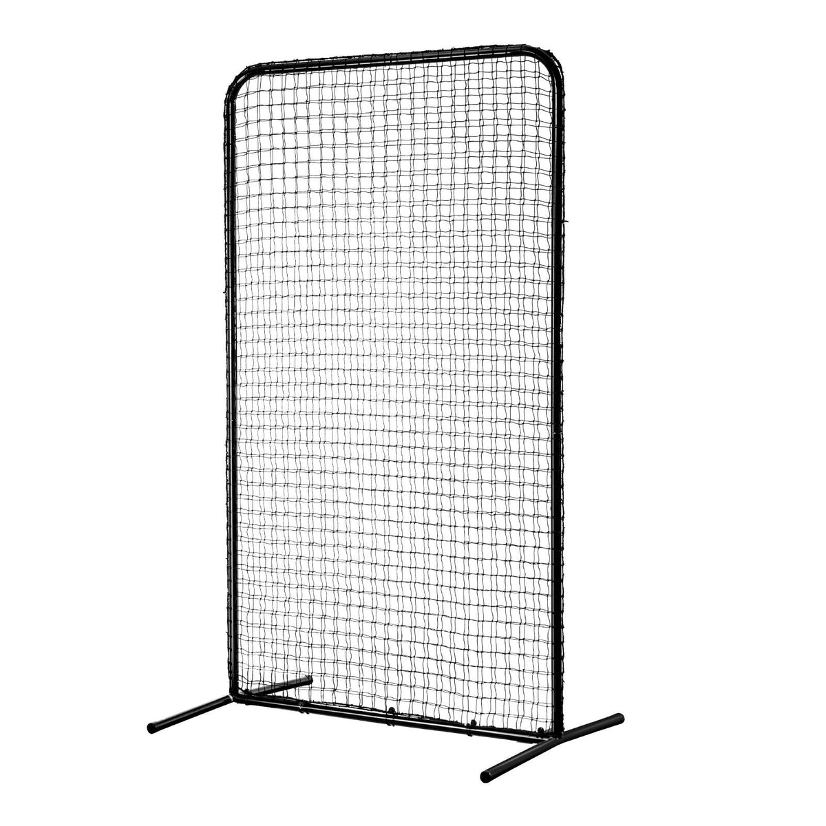 I Screen Baseball for Batting Cage, 7x4 ft Baseball Softball Safety Screen, Body Protector Portable Batting Screen with Carry Bag & Ground Stakes, Heavy Duty Pitching Net for Pitchers Protection