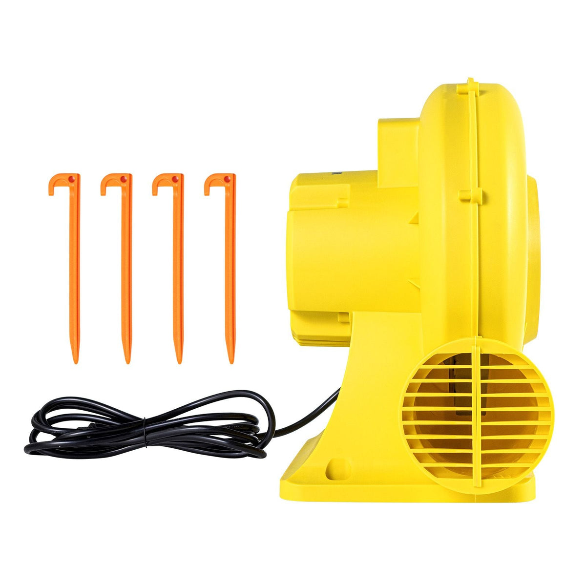 Inflatable Blower, 680&750W, 1.0HP Bounce House Blower, Pump Commercial Air Blower for Inflatables, 3400RPM Bouncy Castle Electric Air Blower Fan Perfect for Bounce House, Waterslides, Yellow