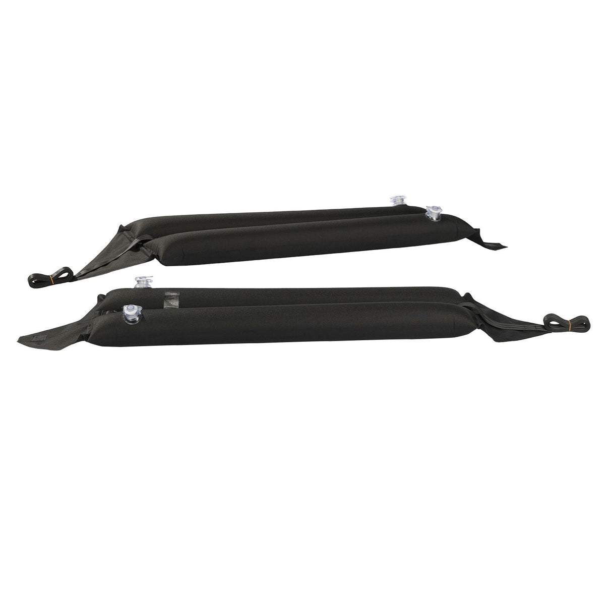 Inflatable Soft Roof Rack Bars, 37.6-Inch Universal Car Roof Rack Pads, 88LBS Loading Luggage Kayak Carrier with 2 Tie-Down Straps & Ropes, Hand Air Pump, Storage Bag for Canoes Surfboards SUPs