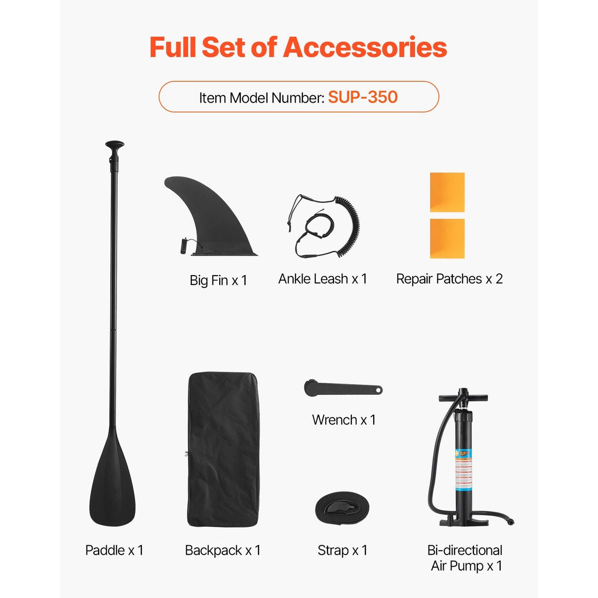 Inflatable Stand Up Paddle Board, 11.6' x 35" x 6" Wide Ultra-Light SUP Paddleboard, All Accessories Included, Pump, Paddle, Fin, Backpack, Ankle Leash, Strap, Non-slip Deck for Youth & Adults