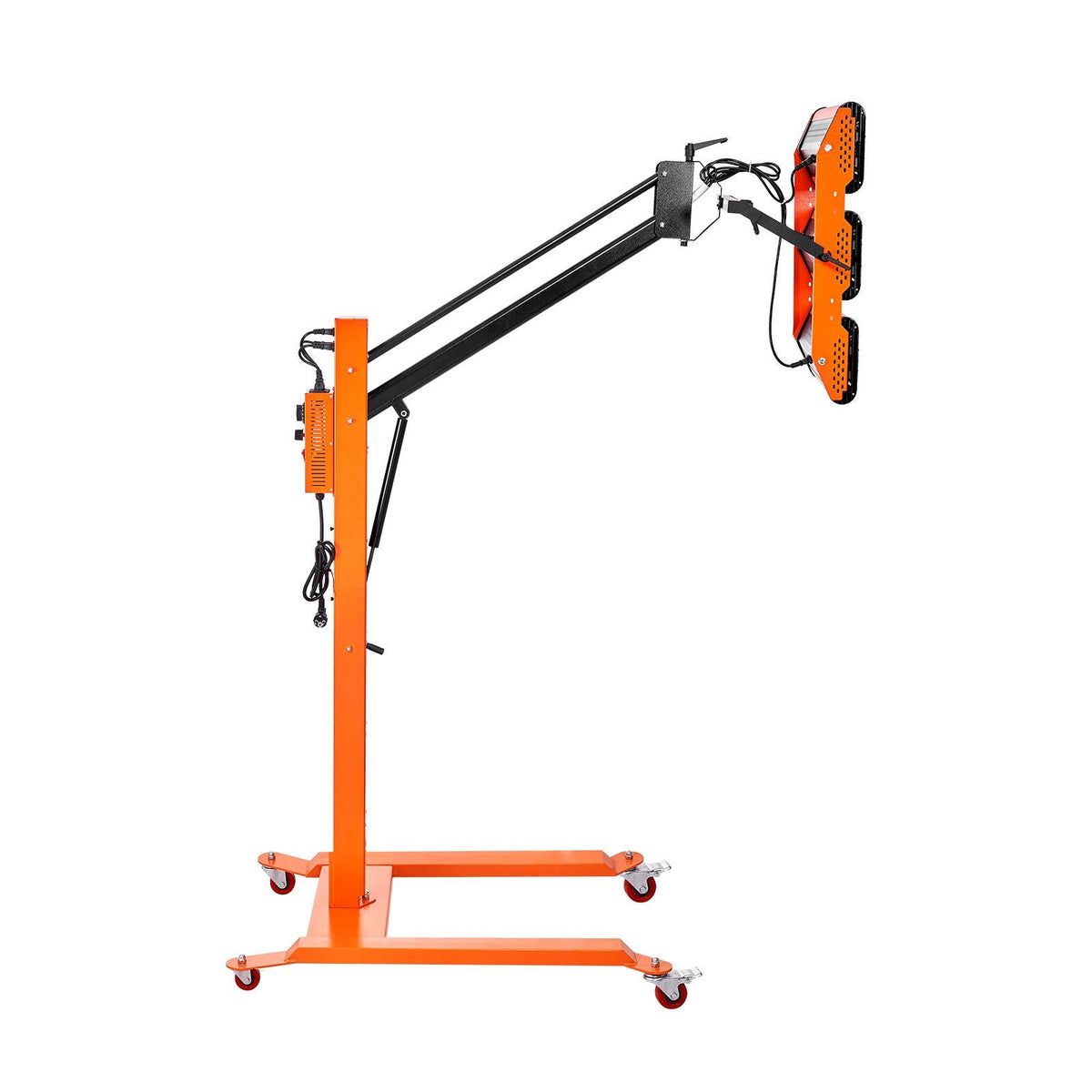 Infrared Curing Lamp, 3300W 1-60 min Timing, Auto Heating Car Curing Light with Bracket, 8.61 sq.ft Baking Area Spray Baking Booth Heaters, Paint Dryer for On-Site Repair, Engine Drying