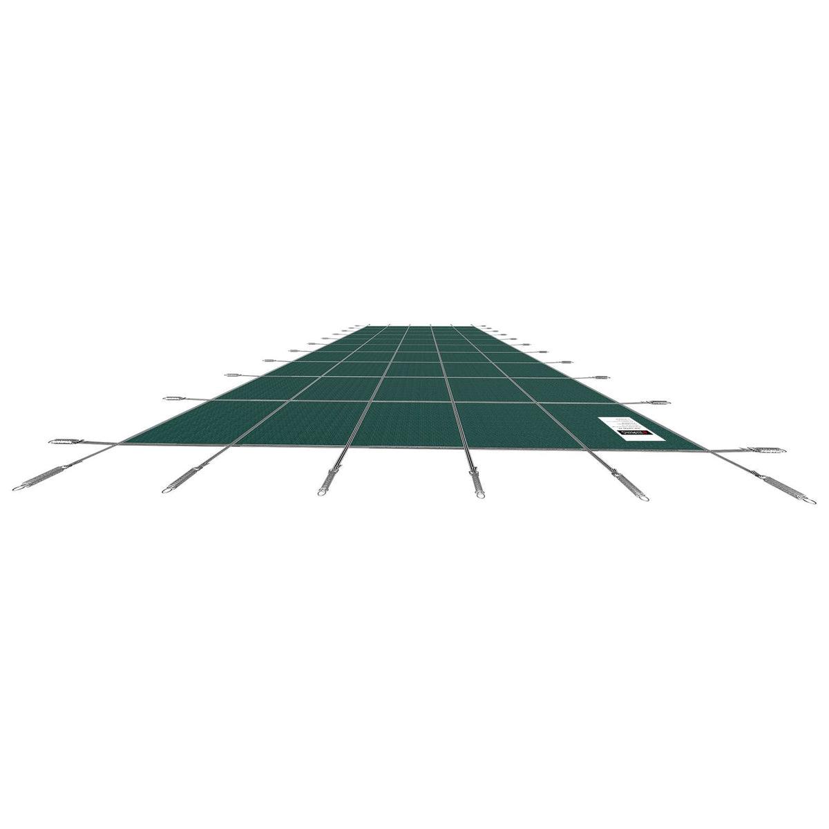 Inground Pool Safety Cover, 20 ft x 42 ft Rectangular Winter Pool Cover, Triple Stitched, High Strength Mesh PP Material with Good Rain Permeability, Installation Hardware Included, Green