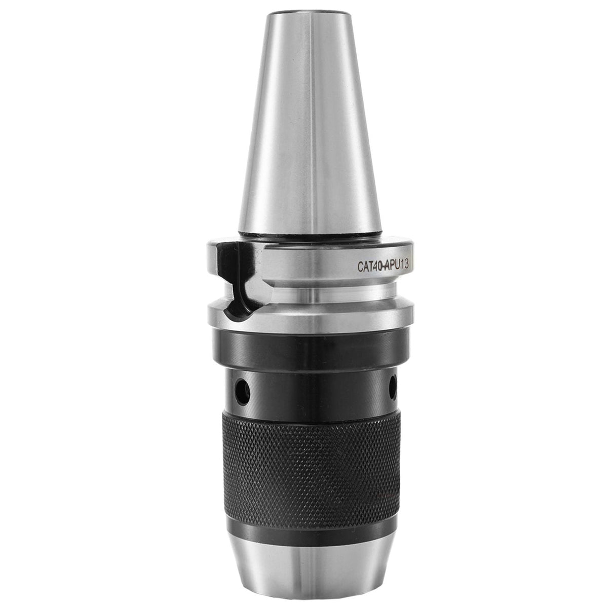 Integrated CAT40 Collet Chuck Keyless Drill Chuck 1/2 inch for CAT40 CNC Engraving Machine & Milling Lathe Tool (CAT40)
