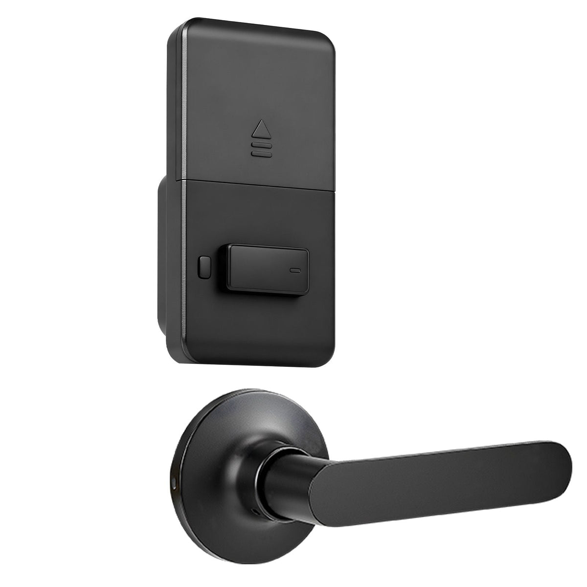 Keyless Entry Door Lock with Handle Set, Electronic Keypad Deadbolt with Lever Handles, Pioneering Easy-Grip Design, Customizable User Codes, Keyed Entry, Auto Lock, Anti-Peeking, Matte Black